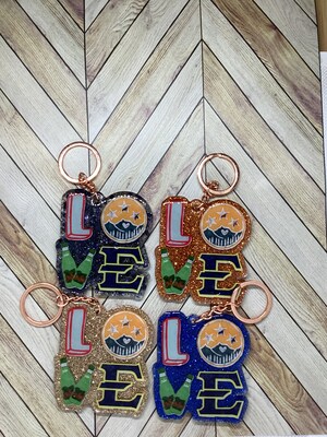 Custom 2025 love keychains